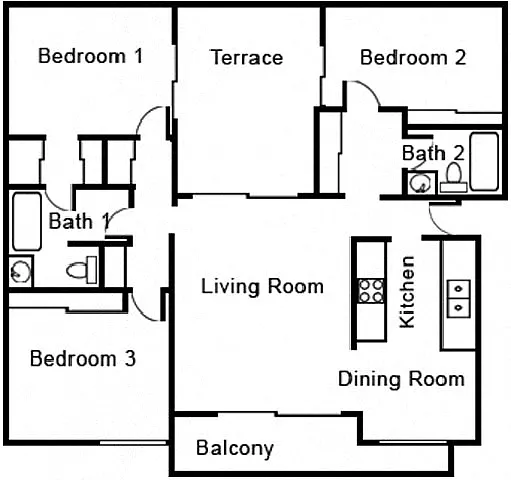 Floor plan Plan E
