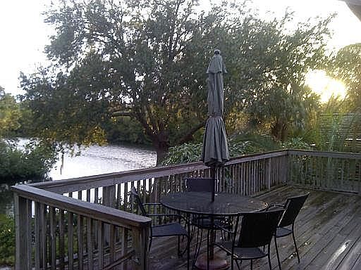 Unit A back deck