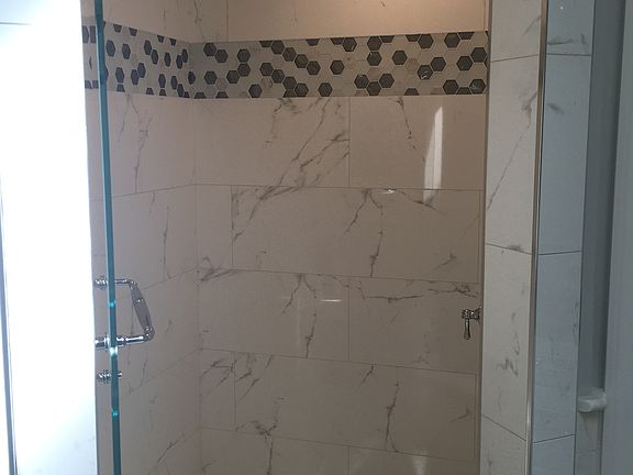 Master shower