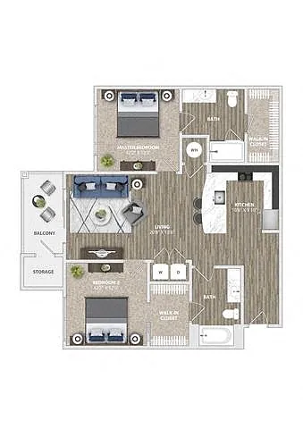 Floor plan B2
