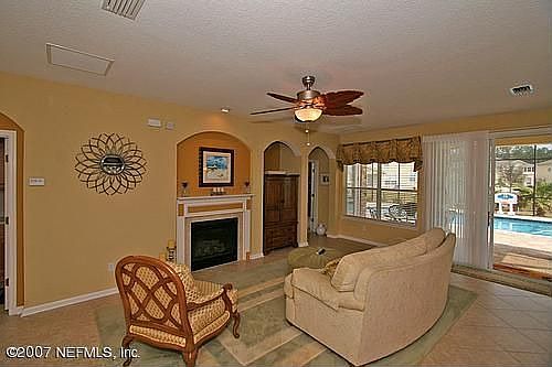 Family Room with Gas Fireplace!