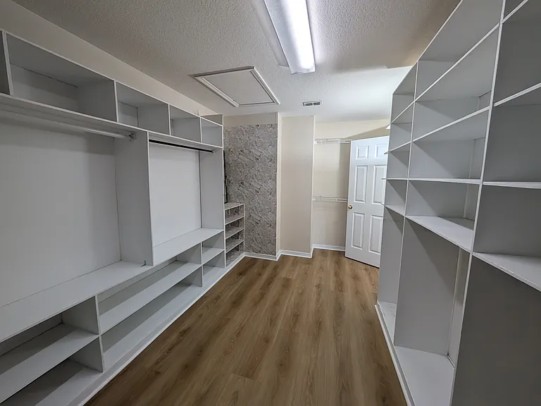Master bedroom walk-in closet