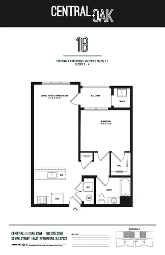 Floor plan 1 Bedroom 1 Bathroom