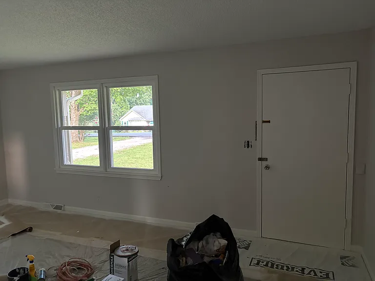 Family Room, painting in process