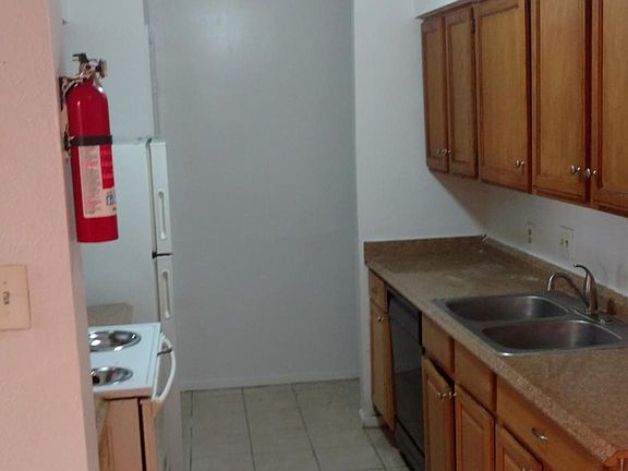 Kitchen.  Washer/dry hookups in back but are hidden