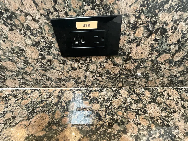 USB ports in kitchen