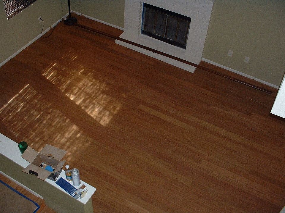 Our new hardwood floors