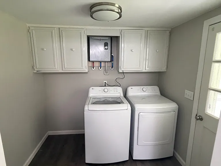 new washer/drier with 18KW instant hot water heater