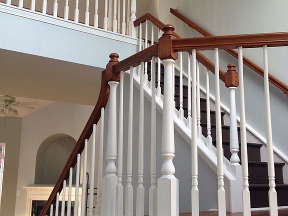 Stairway with landing