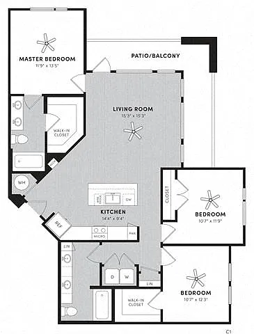 Floor plan C1