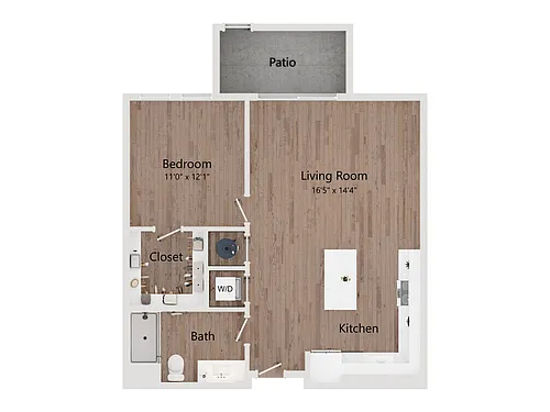 Floor plan 1B