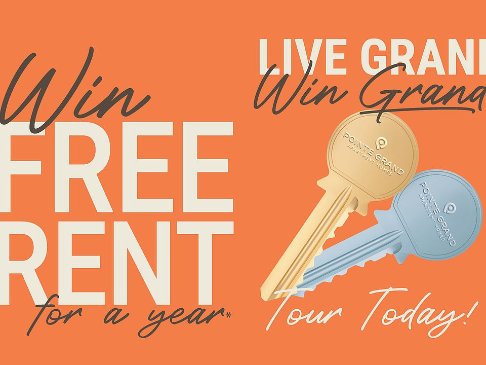 Lease today and be entered to WIN GRAND for a chance at our grand prizes! Win a brand-new Chevy Tahoe, a 4-night vacation, a 3-day cruise, or a $500 gift card! Contact the leasing office for full details. Contact the leasing office for full rules and deta
