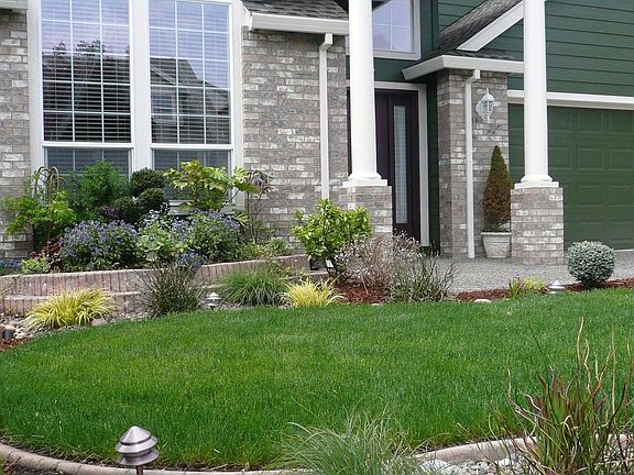 Landscape w/dry creekbed
