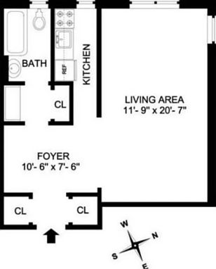 2nd image of 305 W 52nd St APT 5A