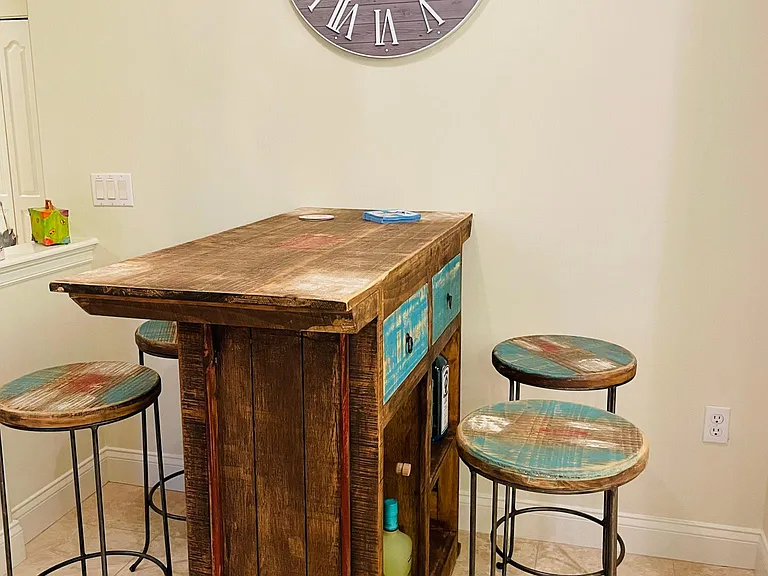 Enjoy a cocktail at the bar