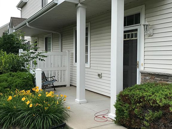 Patio and front door