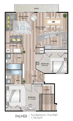 Floor plan PALMER