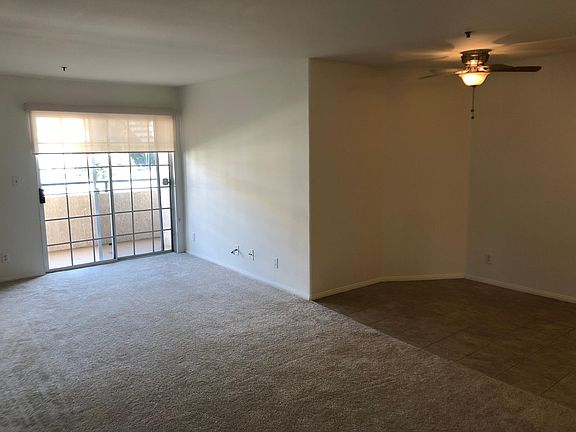 Living room/dining area from master bedroom doorway