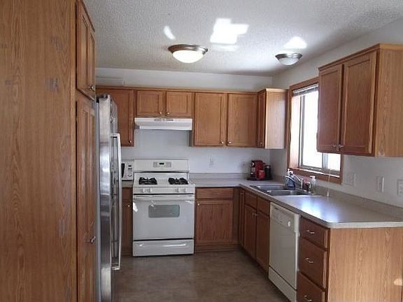 Kitchen with ample cabinets and storage