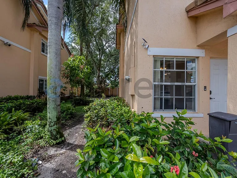 Pathway to backyard