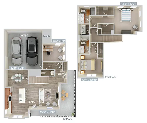 Floor plan B5T-1621