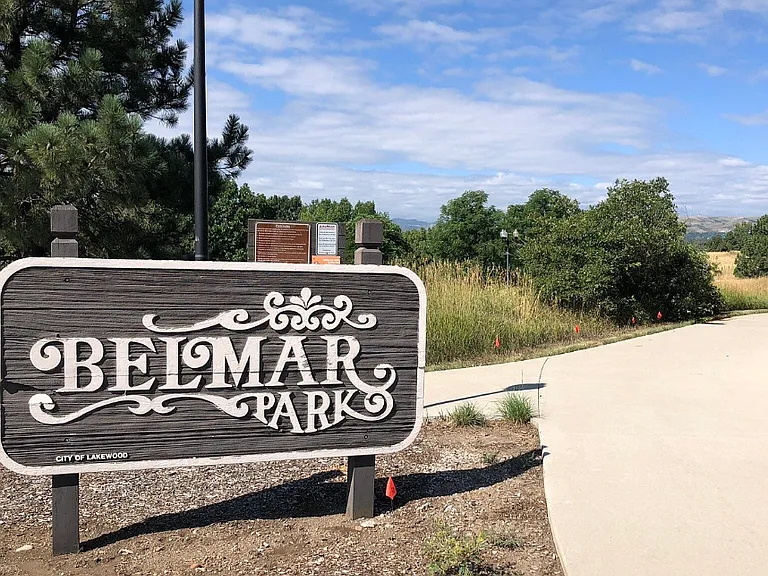 Signage for Belmar Park