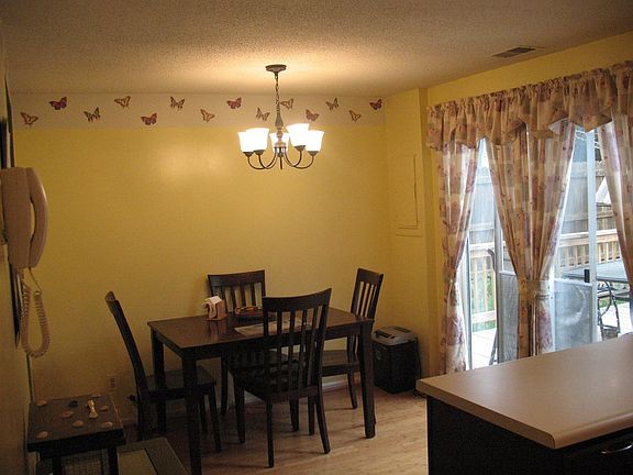 Dining area leading to deck