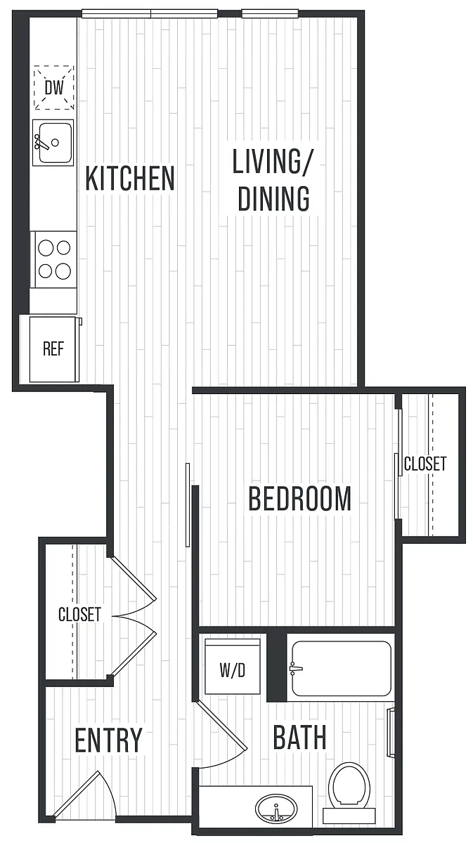 Floor plan 1E