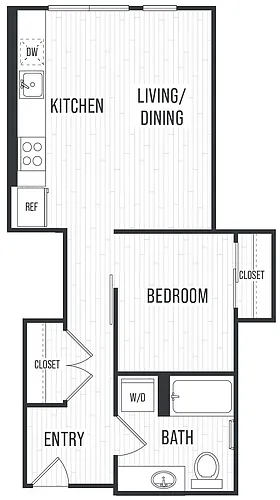 Floor plan 1E