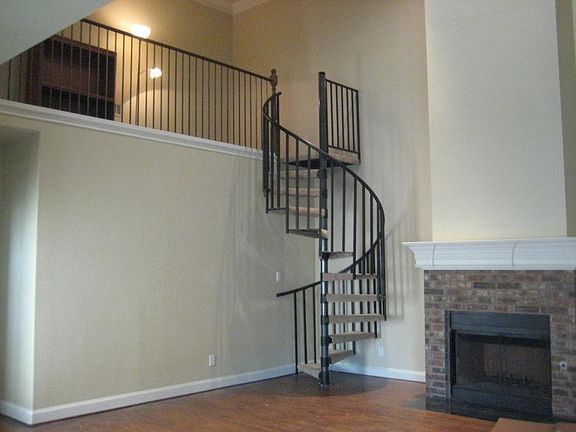 Loft Area and Fireplace