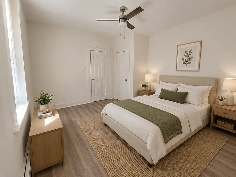 Virtually Staged Bedroom