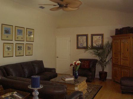 family room (doorway to one guest suite)