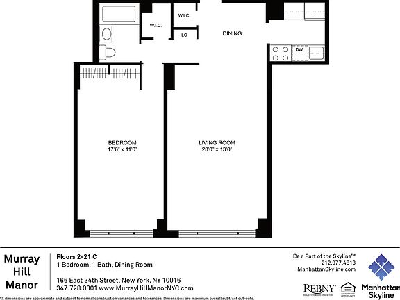 2nd image of 166 E 34th St #1803
