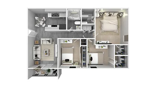 Floor plan 3 X 2