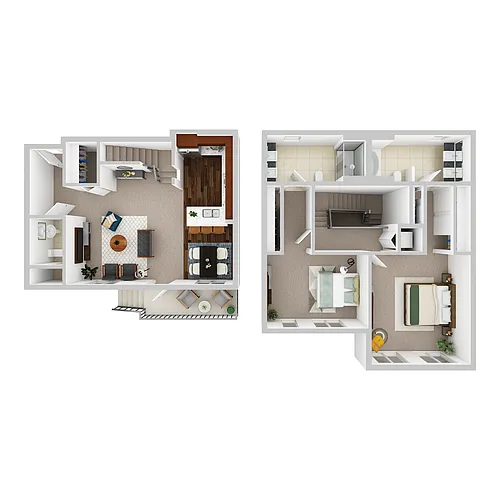 Floor plan Townhome - Savanna