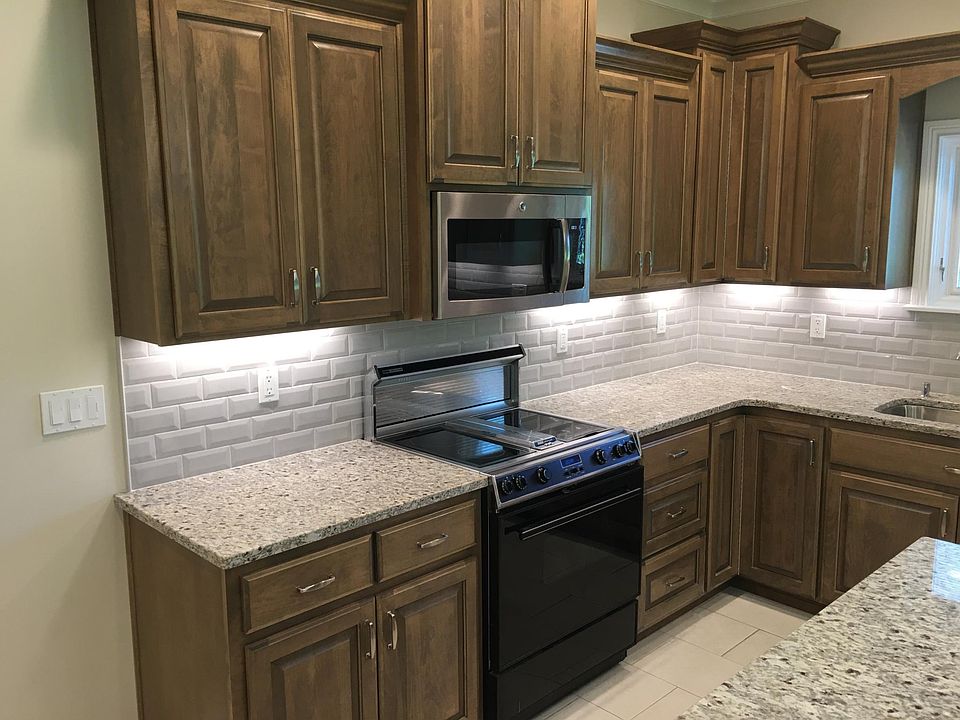 Big kitchen area with large island