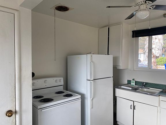the kitchen