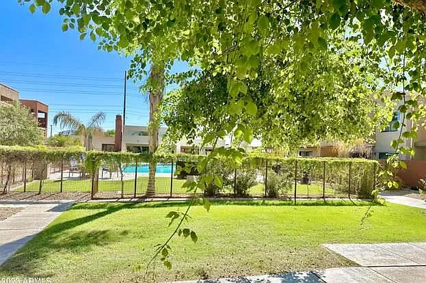 View from patio