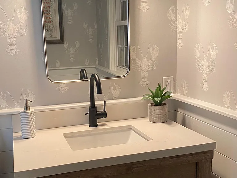 1st floor half bath