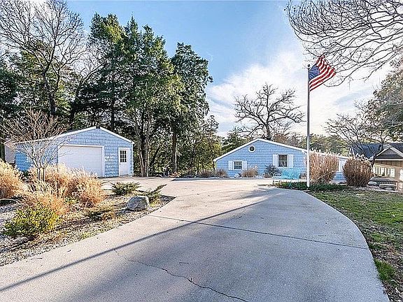 House from circular driveway