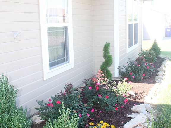 Front flower garden