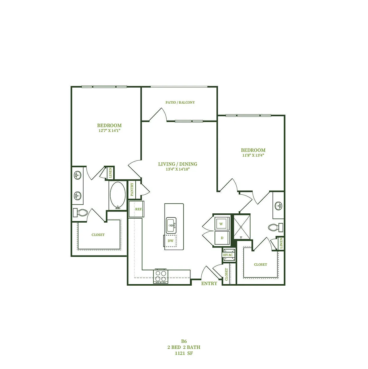 Floor plan B6