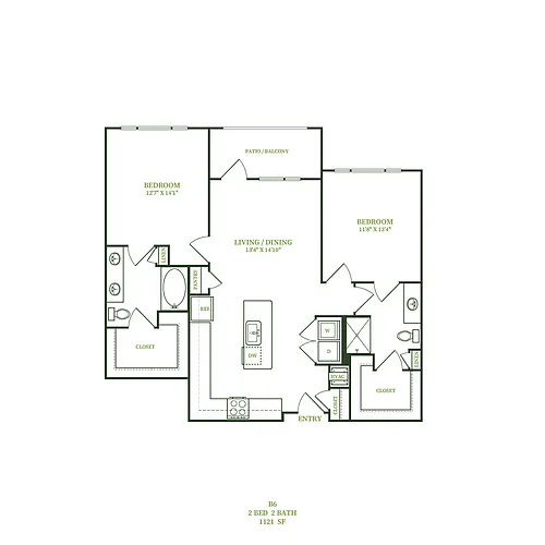 Floor plan B6