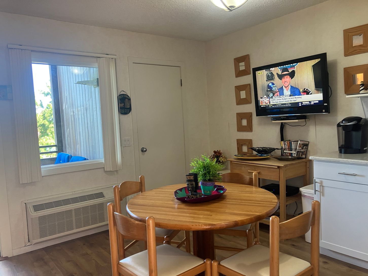 dining area and large closet