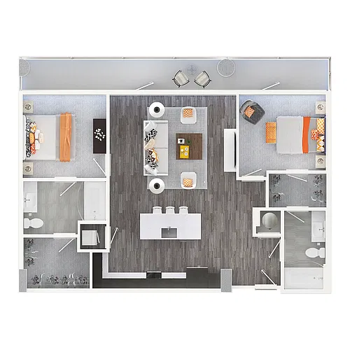 Floor plan B6PH