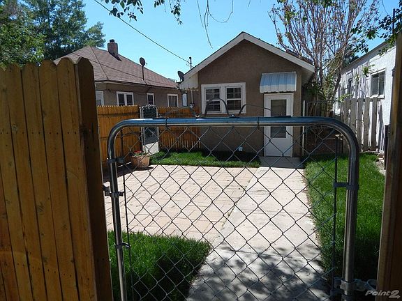 back entrance from off-street parking