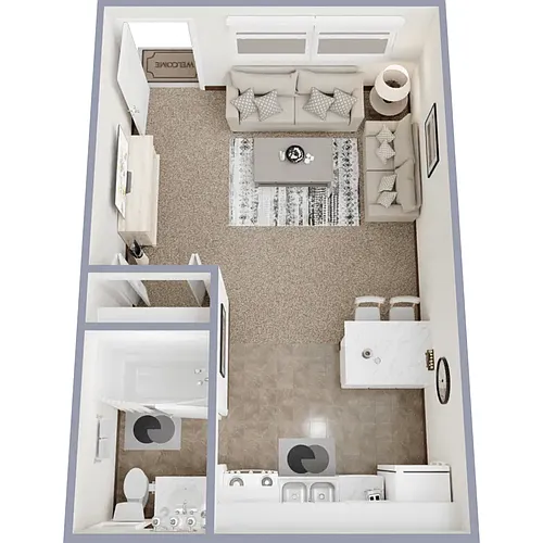 Floor plan Studio