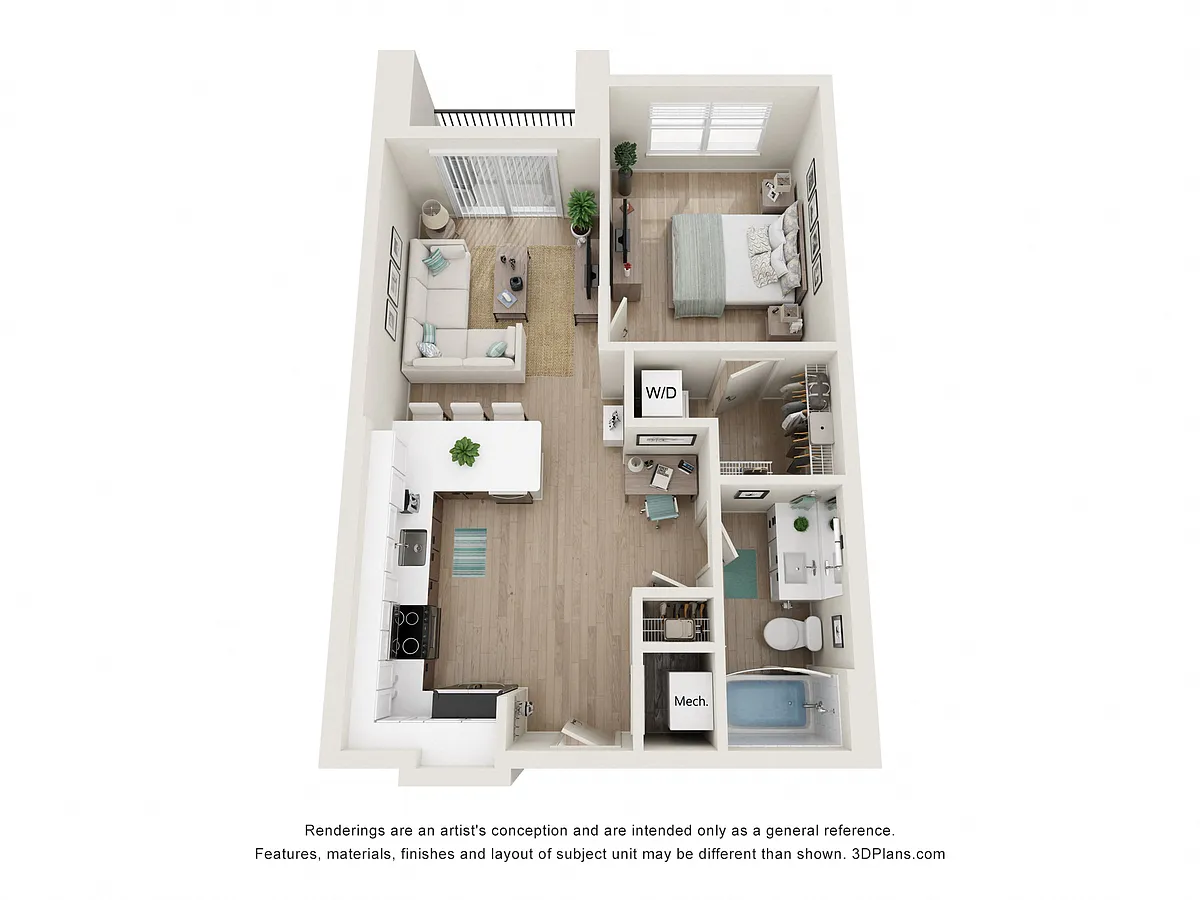 Floor plan 1E