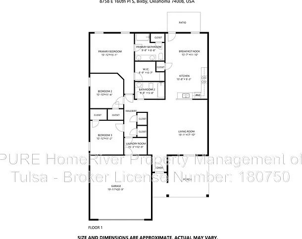 3 bed, 2.0 bath, 1482 sqft, $1,665 — Photo 2