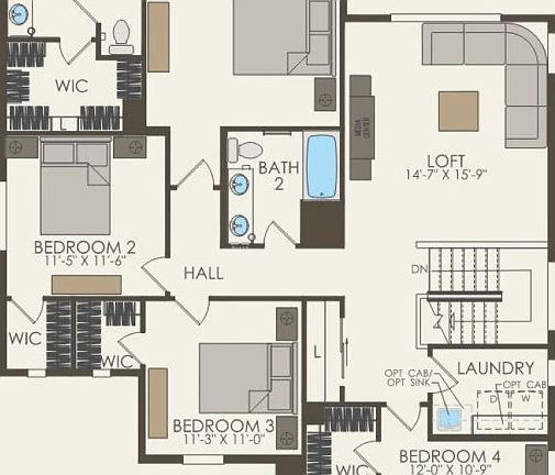 Second Floor 4 br 2.5 ba